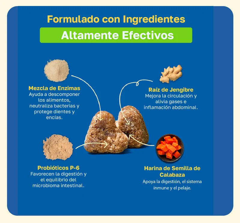 Ingredientes de Happy Paws Digestive