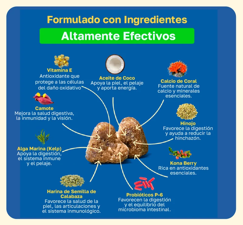 Ingredientes de Happy Paws Probiotic